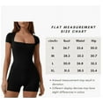 thumbnail image 2 of Jumpsuits for Women Square Neck Wide Leg Full Length Romper Playsuit, 2 of 8