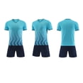 thumbnail image 4 of Trikvn Youth Boys Gym Outfit 2 Piece Workout Shirt and Athletic Shorts Set Relaxed Fit Elastic Waist Quick Dry Breathable Material for Soccer Summer Activewear, 4 of 6
