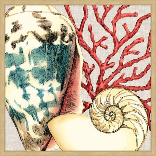 Marmont Hill "By the Seashore I" Framed Painting Print