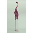 thumbnail image 3 of Pink Twine Springy Head Flamingo Sculpture 19 inch, 3 of 3