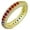 Yellow, variant on 925 Sterling Silver Women's Yellow Gold-tone Prong-set Multi-color CZ Stones Ring