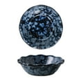 thumbnail image 1 of Qeeadeea Small Round Baking Dish Set Of 2, Colorful Ceramic Casserole Dish, Round Ceramic Pie Plate-blue-14cm, 1 of 7