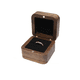 thumbnail image 1 of Caja De Madera Alhajero Para Anillos De Boda Modelo Café, 1 of 4