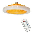 thumbnail image 1 of Ceiling Fan with Light Modern with Remote Control Smart LED Dimmable Lighting Indoor Low Profile Ceiling Fan Flush Mount, 1 of 13