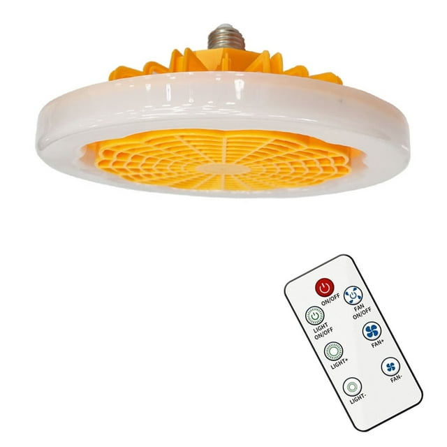 Ceiling Fan with Light Modern with Remote Control Smart LED Dimmable Lighting Indoor Low Profile Ceiling Fan Flush Mount