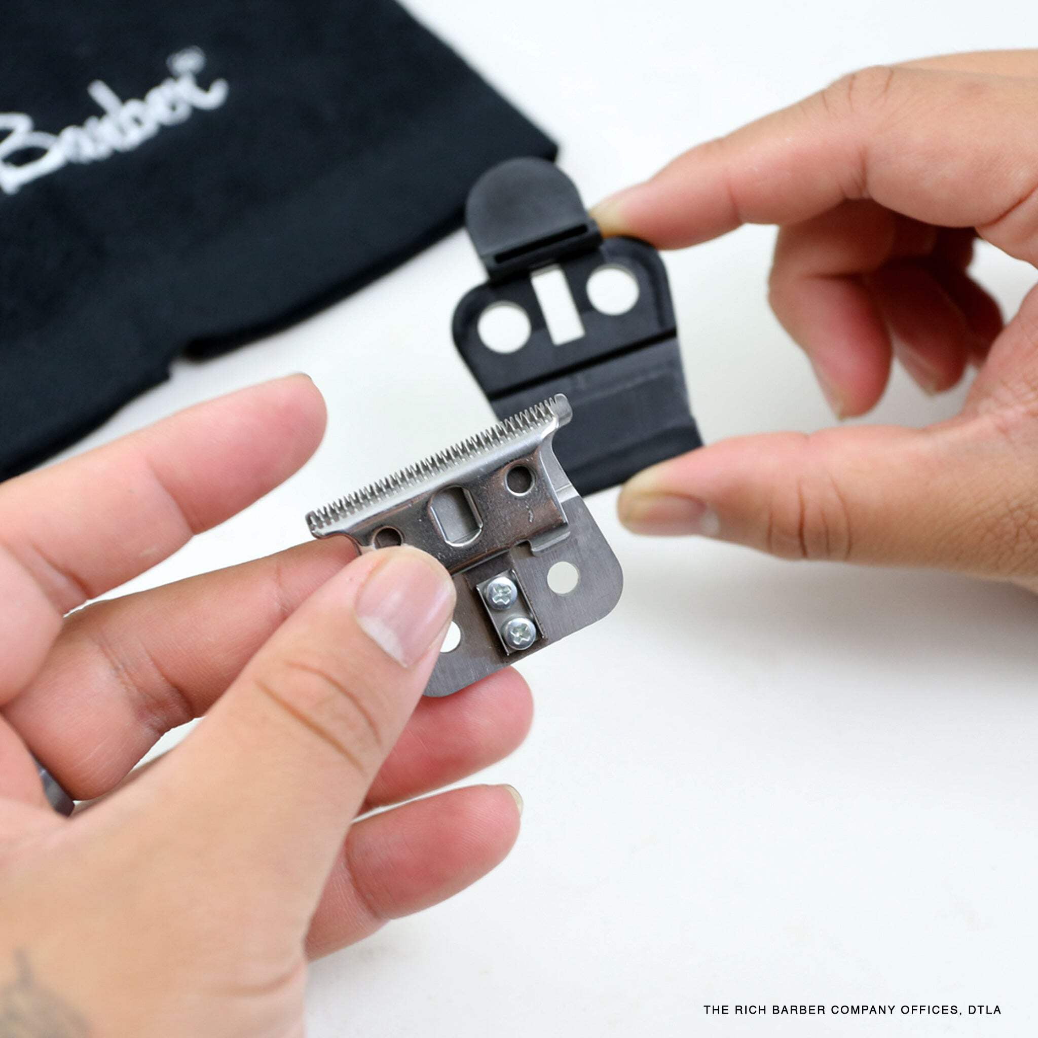 The Rich Barber On The Money 10 Second Blade Setter | Zero Gap Tool for Sharper Lines, Cleaner Fades & Precision Detail | Full Precision Shave in Seconds (Andis Outliners)