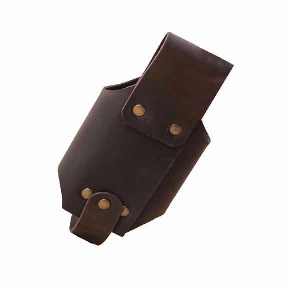 Beer Belt Holder PU1eatherBottle Holder Portable Belt Beer Bottle Holder Beer Can Drink Holder for Outdoor Party