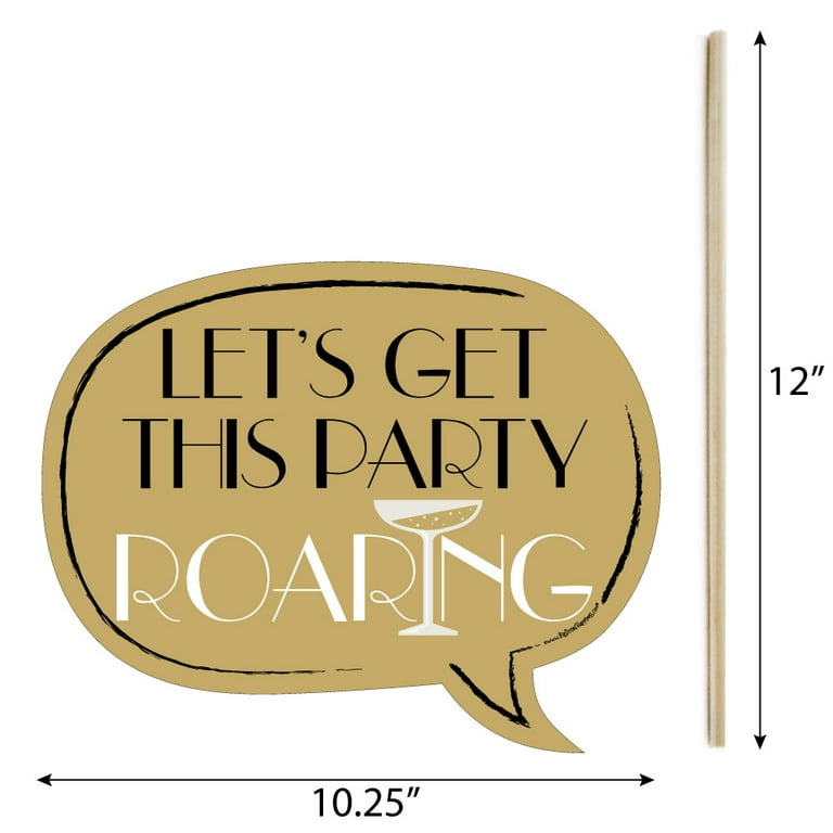 Big Dot of Happiness Funny Roaring 20 s Twenties Art Deco Jazz