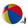 thumbnail image 1 of Pelota de playa inflable, juguete interactivo, juego de evento de verano, PVC, fácil de transportar, gigante. Diámetro de 100 cm, 1 of 9