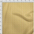 thumbnail image 4 of oneOone Cotton Poplin Dark Mustard Fabric Hearts Print Sewing Craft Projects Fabric Prints By Yard 56 Inch Wide, 4 of 5