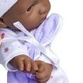 thumbnail image 3 of JC Toys La Baby African American Baby Doll |Washable 11 Inch Soft Body Doll with Purple Outfit, Blanket and Pacifier|For Children 12 Months and Older, 3 of 7