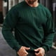 thumbnail image 1 of Blusas y camisas de manga larga con cuello redondo para hombre, estilo casual, de color liso, con cordón ajustable, sudaderas con capucha de manga larga, blusa de poliéster para hombre, 1 of 9