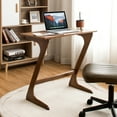 thumbnail image 3 of Costway Table d'Appoint de Sofa en Bambou en Forme de Z Plateau Spacieux Gain de Place Plateau à Collations pour Téléviseur, 3 of 10