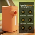 thumbnail image 1 of Pump Portable Air Pump for Inflatables Air Pump with Camping Lantern 2000mAh Battery Type-C Rechargeable to Inflate Deflate for Pool Floats / Air Bed / Air Mattress Swimming Ring, 1 of 7