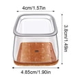 thumbnail image 3 of Square Clear Silicone Chair Leg Floor Protectors, Furniture Feet Covers with Pads, Scratch Resistant for Hardwood Floors Table Chairs, 3 of 6