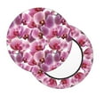 thumbnail image 2 of Kdxio Orchids Flowers Print Stool Covers Round,Stretch Round Bar Stool Covers Washable Bar Stool Cushion Slipcover for 12-15 Inch Chair, 2 of 7