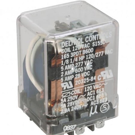 DELTROL CONTROLS 20310-82 10A 120V 24VDC Coil Covered Plug-In Relay price history on PriceWatchPro