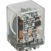 Deltrol - 20553-81, Electromechanical Relay 12VDC 120Ohm 13A 3PDT (38.1x34.8x73.66) mm Flange General Purpose Relay (1 Items)