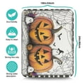 thumbnail image 5 of Halloween Dish Drying Mat Evil Lantern Pumpkin Halloween Spider Web Kitchen Drying Mat Non Slip Foldable Washable 18x24 Inch Dish Drying Pad for Halloween Accessories Countertops, 5 of 7