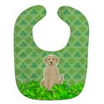thumbnail image 1 of Carolines Treasures BB6196BIB Yellow Labrador Shamrocks Baby Bib, 1 of 3