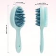 thumbnail image 3 of Purple Scalp Massage Comb for Hair Detangling – Soft Flexible Bristles, Dry & Wet Use, Ergonomic Handle, Travel-Friendly Hair Brush for Straight to Wavy Hair, 3 of 8