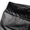 thumbnail image 4 of Leggings de cuero para mujer espesar Otoño Invierno cálido elástico adelgazante señora noveno pantalones frío chica pantalones para adultos Prendas para la parte inferior del cuerpo Negro XL Minnieouse AP004661-04, 4 of 6