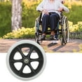 thumbnail image 4 of Loewten Roues de Fauteuil Roulant, Roues avant de Fauteuil Roulant 8 Pouces Roues en Caoutchouc Antidérapantes Accessoire de Fauteuil Roulant, Roues en Caoutchouc pour Fauteuil Roulant, 4 of 8