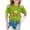 a-Green7014, variant on Girls Kids Casual Short Sleeve TShirts Cartoon Ballet Pointe Shoes Bow Print Crewneck Loose Fit Tees For Casual Daily Wear White 10-11 Years