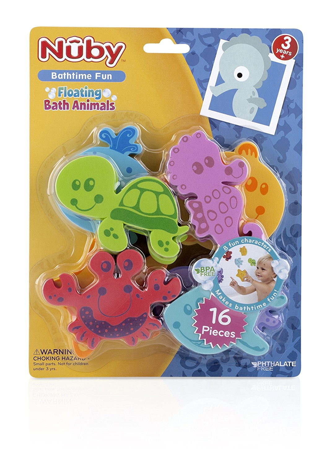 nuby seahorse bath toy