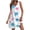 White, variant on Holiday Dresses Women Sundresses for Women Plus Size Women's Summer Fashion Beach Pocket Printing Sleeveless V-Neck Dress Blue M