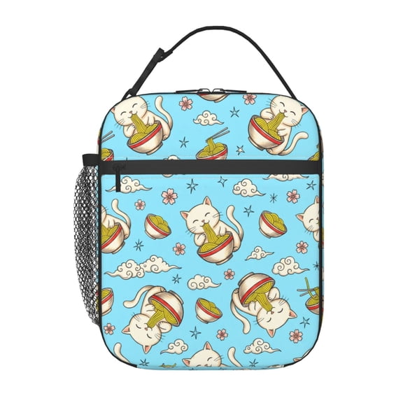 Cat Lunch Bag Insulated Lunch Box Reusable Lunch Tote Bag For Women Men Work Picnic
