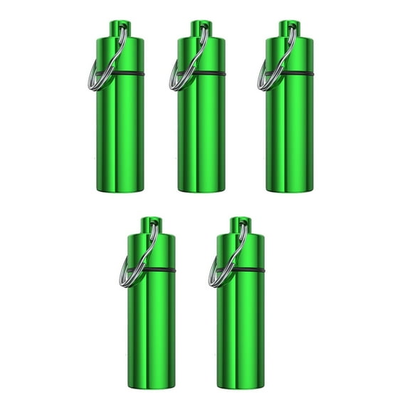 Miniature Pills Dispenser With Keychain Hook Tablets Organiser for Outdoor Enthusiast Container For Hiking