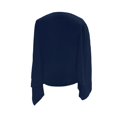 thumbnail image 4 of CAIVO Women Blouses Dressy Casual Off Shoulder For Lightweight Loose Fit Chiffon Batwing Sleeve Tops In Solid Color Versatile Shirts, 4 of 5