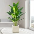 thumbnail image 2 of 1pc Artificial Plants Large Tropical Palm Tree Fake Banana Plants Leaves Real Touch Plastic Monstera For Home Garden Party Decor, 2 of 6