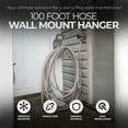 thumbnail image 2 of Teknor Apex Zero G 0.62 Pound 100 Foot Wall Mount Hose Hanger, Gray, 2 of 10