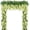 Green, variant on 2Pcs 6Ft/Piece Artificial Flowers Silk Wisteria Garland Artificial Wisteria Vine Hanging Flower Greenery Garland for Home Outdoor Garden Wedding Arch Floral Decor (Pink)