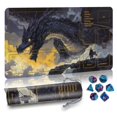 thumbnail image 1 of Tapete para juegos Partypda para MTG, TCG y DND con bolsa de almacenamiento y 7 dados, 1 of 7