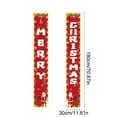 thumbnail image 3 of ToyKingdee Christmas Decorations Outdoor Merry Christmas Banner with String Lights Xmas Porch Door Welcome Sign Hanging Christmas Decor for Home Holiday Outdoor, 3 of 6