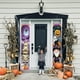 thumbnail image 4 of Cortina para Puerta de Fiesta de Halloween | Diseño de Carnaval con Fotos | 2 Piezas | Poliéster Naranja | 30 X 180 Cm | Decoración | Tema: Festival de Primavera/Boda/Oeste, 4 of 6