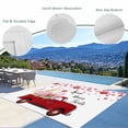 thumbnail image 3 of Valentine's Day Outdoor Rug for Patio/Deck/Porch, Non-Slip Large Area Rug 5 x 8 Ft, Pink Love Heart Truck Floral Romantic Indoor Outdoor Rugs Washable Area Rugs, Reversible Camping Rug Carpet Runner, 3 of 8