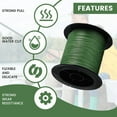 thumbnail image 6 of Nylon Fishing Wire braid 12LB 5.5kg 200M for Lure Trolling -Green, 6 of 6