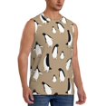thumbnail image 2 of Pofeuu Lovely Penguin Print Men's Muscle T-Shirt, Sleeveless, Muscle Tank, Classic Muscle Tee Top For Men Casual Sleeveless Muscle T-Shirt Trendy Clothes-3X-Large, 2 of 7
