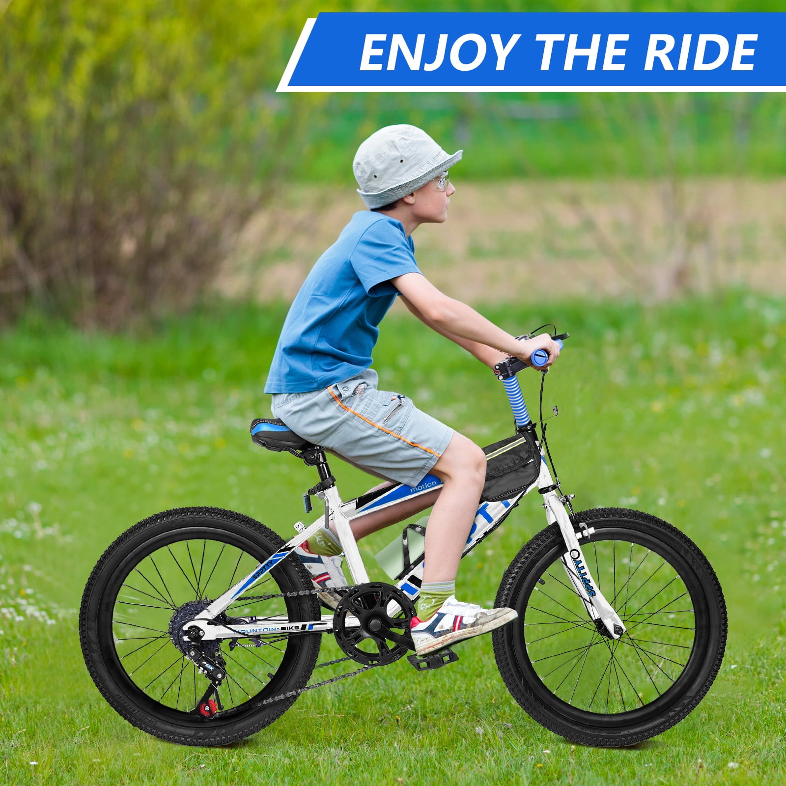 SPPTTY 20-24 inch 6-Speed Mountain Bike, Red - Bike Shop - Walmart