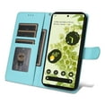 thumbnail image 6 of Allytechgroup Wallet Case for Google Pixel 7 Pro, Premium PU Leather Slim Flip Cover Stand Bumper Shockproof Protective Cards Slots Anti-Scratch Phone Case for Pixel 7 Pro, Mint, 6 of 11