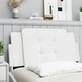 thumbnail image 1 of vidaXL Headboard Cushion White 100 cm Faux Leather, 1 of 5