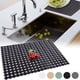 thumbnail image 2 of 2-Pack Fast Draining Kitchen Sink Mat, Adjustable Sink Protector Mat for Ceramic/Stainless Steel Sink, Easy to Clean, DIY Cut, 2 of 5