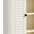 thumbnail image 6 of DEXTRUS 45"H Storage Cabinet with Doors & Adjustable Shelf, Kitchen Pantry Bathroom Cabinet, White, 6 of 8