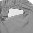 thumbnail image 4 of FRSASU Mens Casual Twill Cargo Shorts Cotton Drawstring Classic Cargo Stretch Short with Multi Pockets Gray, 4 of 9
