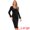 Black, variant on DARING DIVA Fall Velvet Long Sleeve Square Neck Cocktail Dress XS Burgundy
