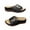 Black, variant on Utoimkio Platform Sandals for Women Women Hollow Breathable Wedges Casual Shoes Solid Color Low Heel Sandals Orthopedic Sandals